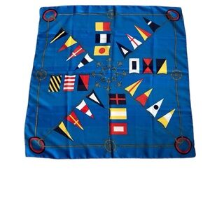 Berkshire Nautical Flag Scarf - Blue and Multicolor